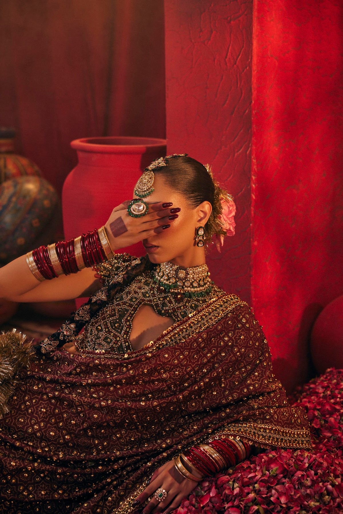 Ghera — Saree Set by Payal and Zinal