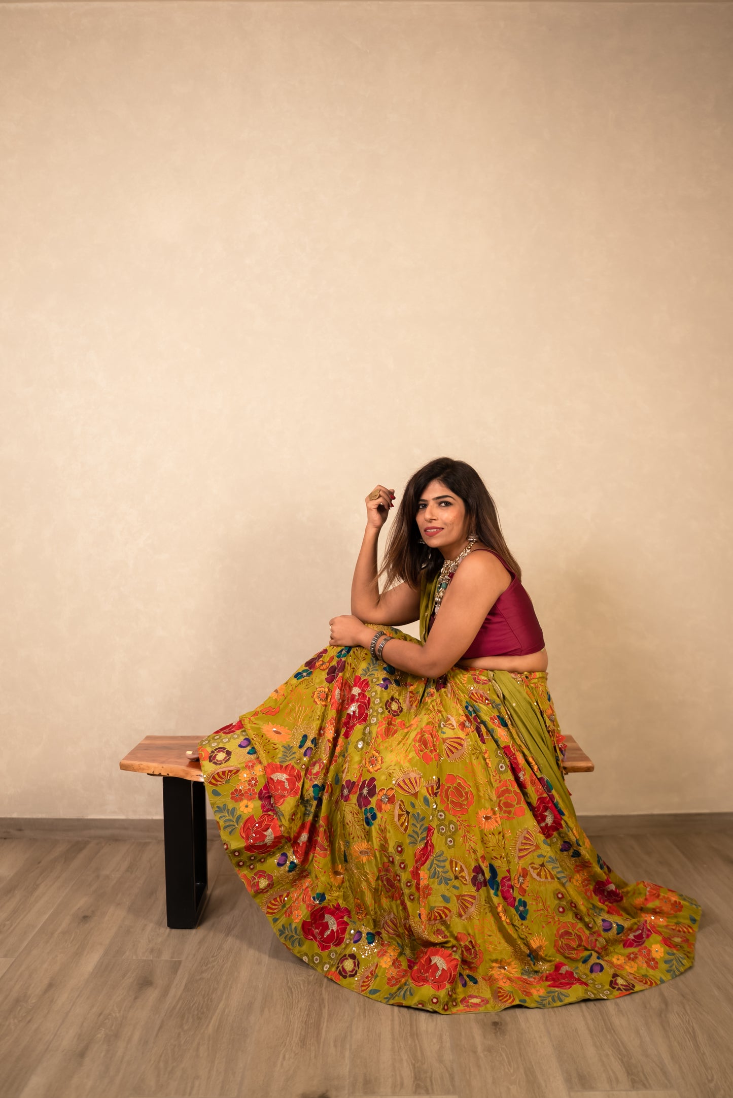 Vibrant Floral Chaniya Choli