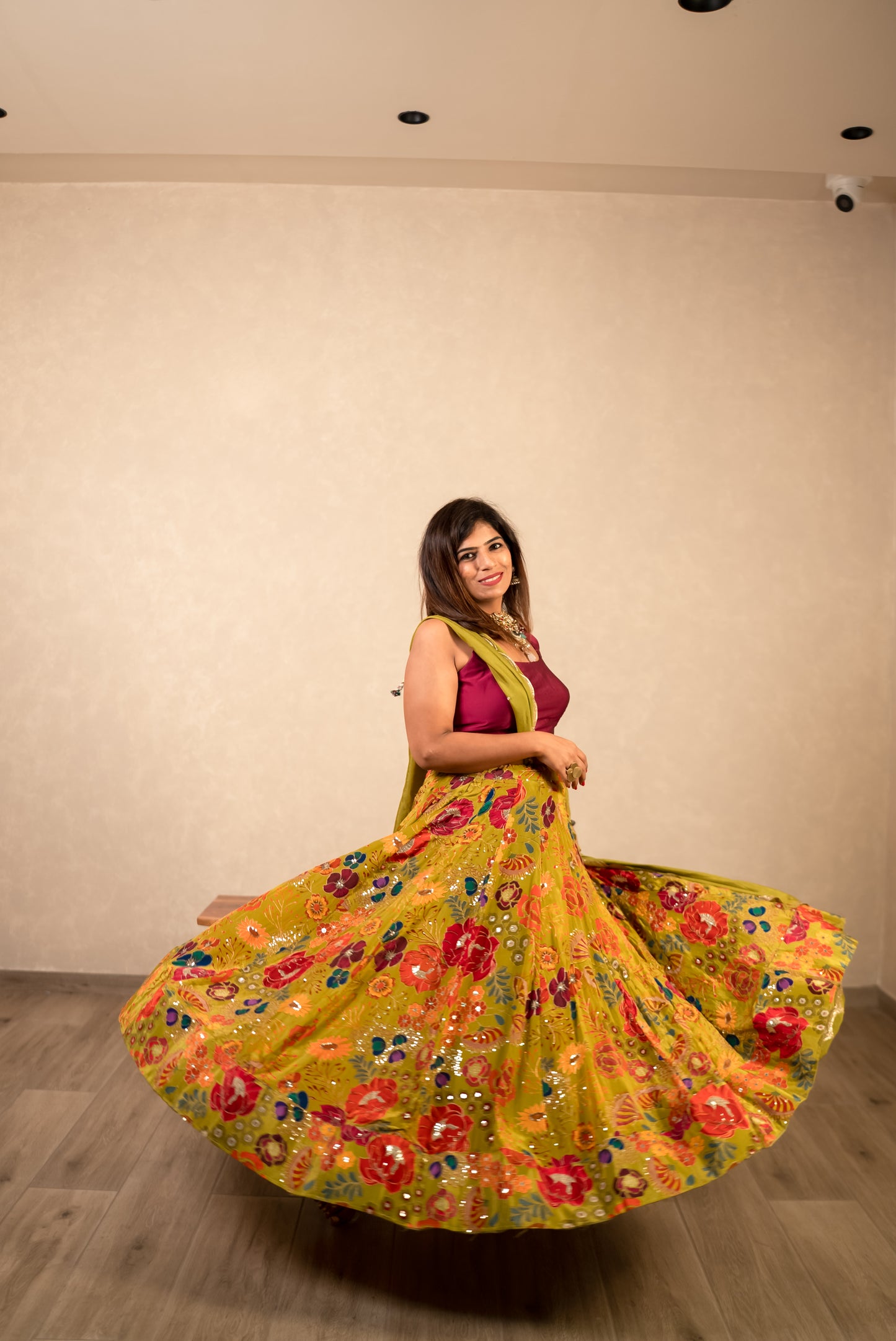 Vibrant Floral Chaniya Choli