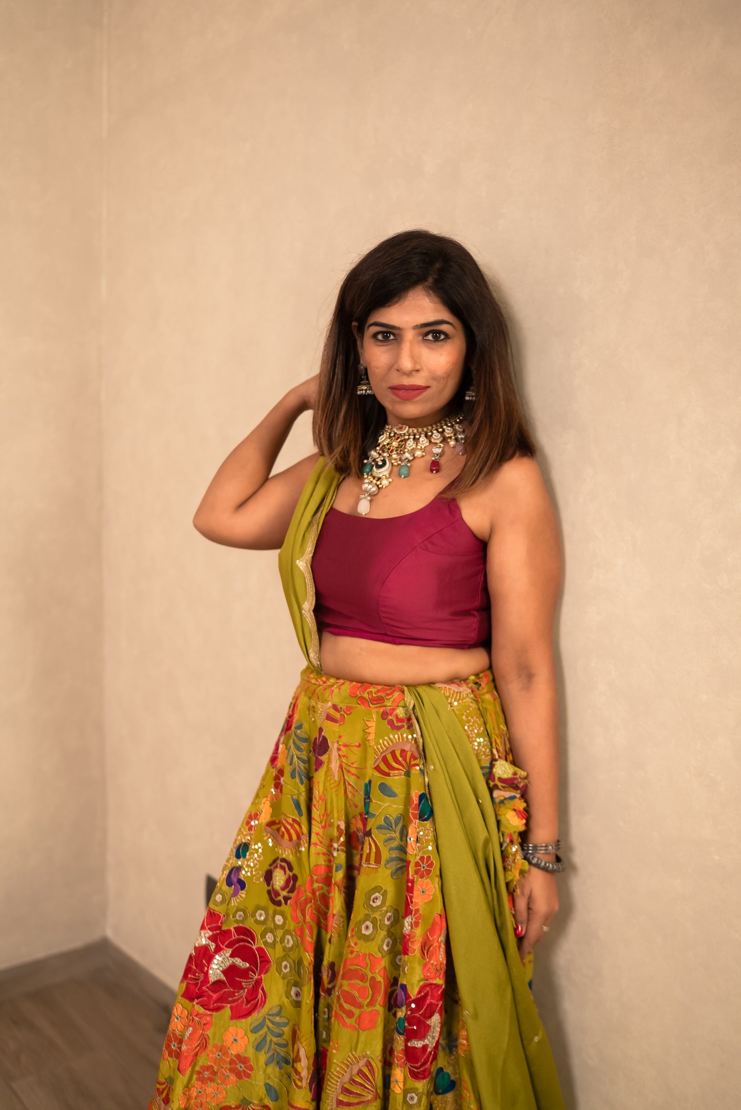Vibrant Floral Chaniya Choli