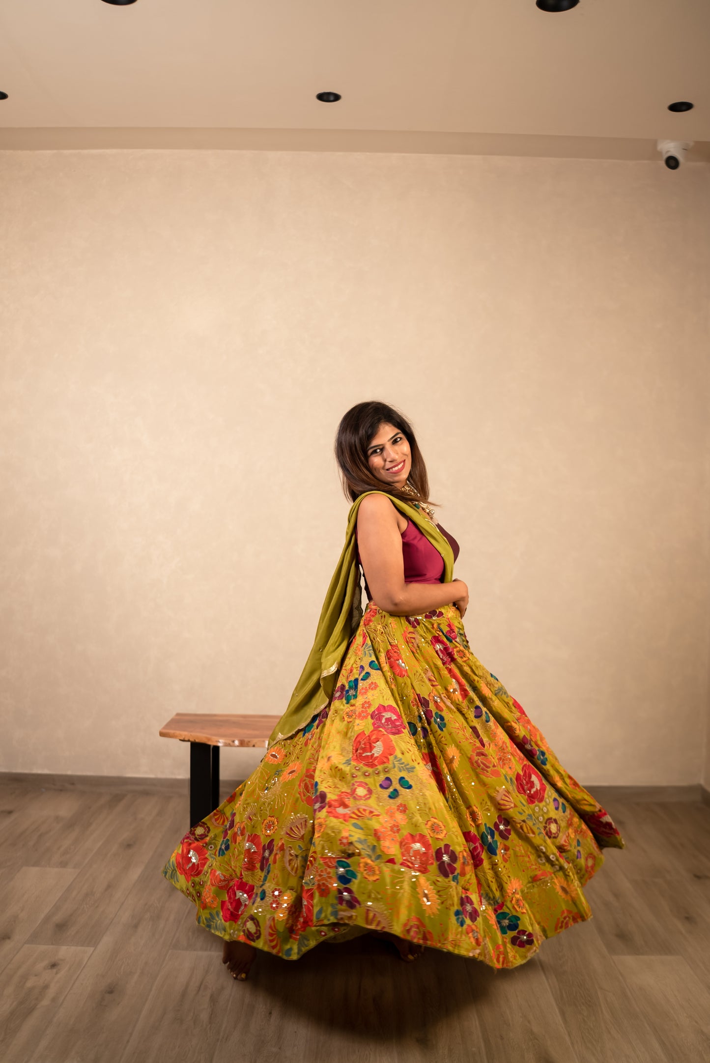 Vibrant Floral Chaniya Choli