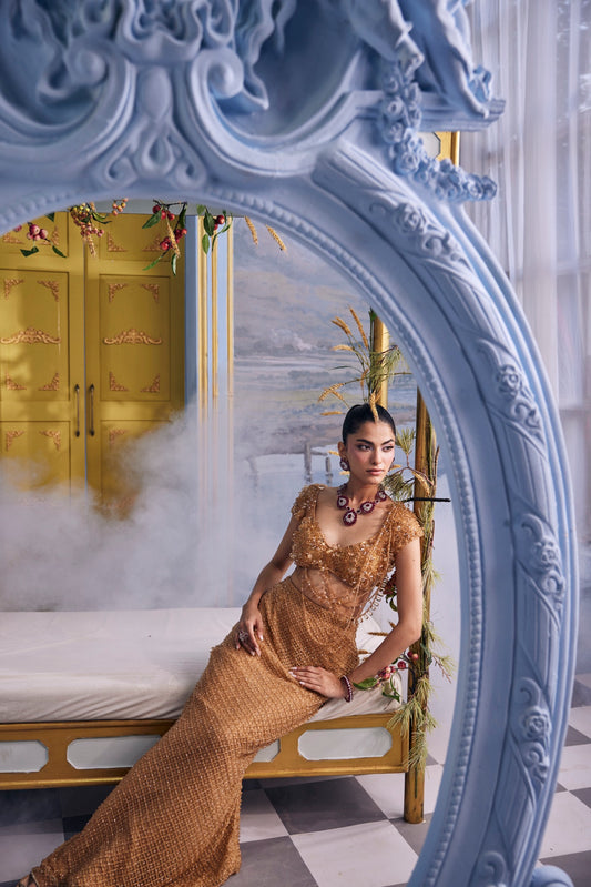 Erika — Blouse & Skirt by Payal and Zinal