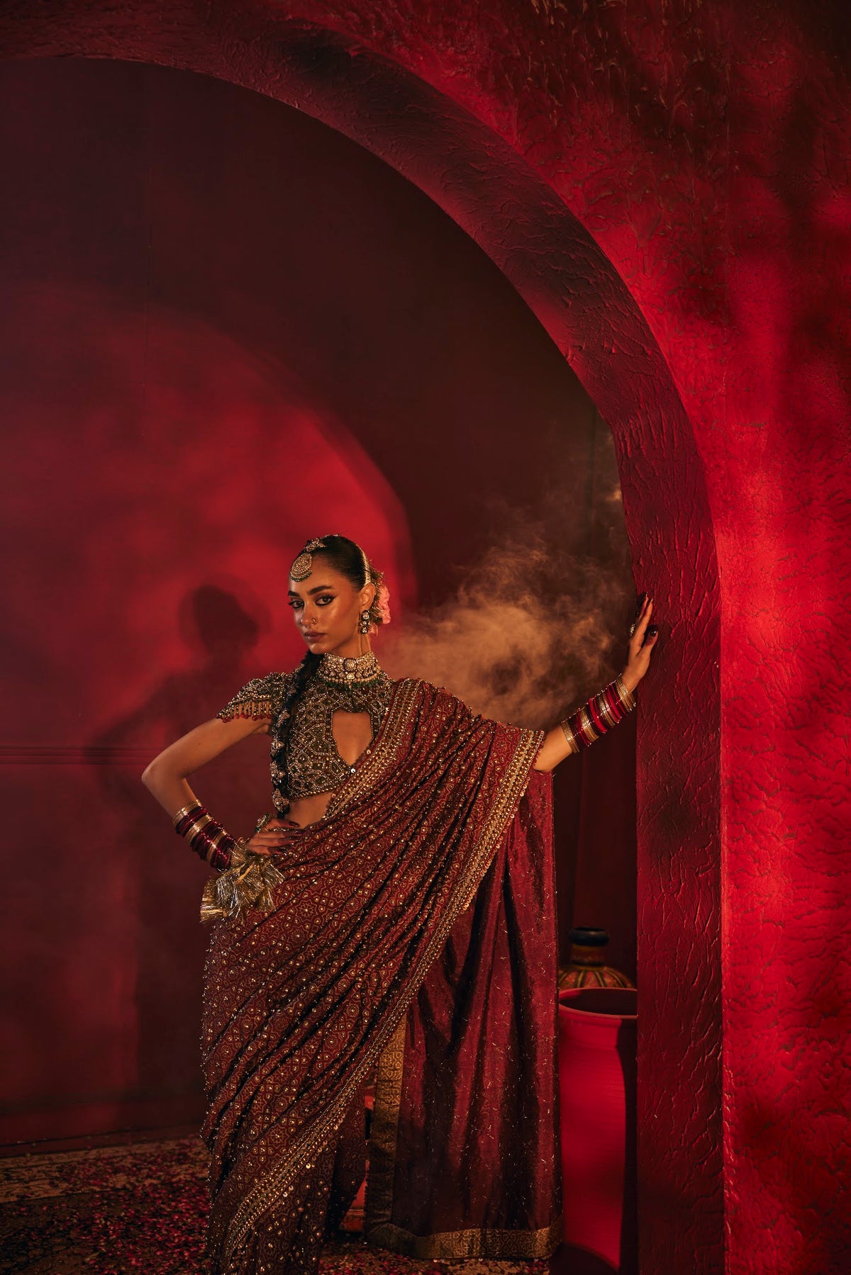 Ghera — Saree Set by Payal and Zinal