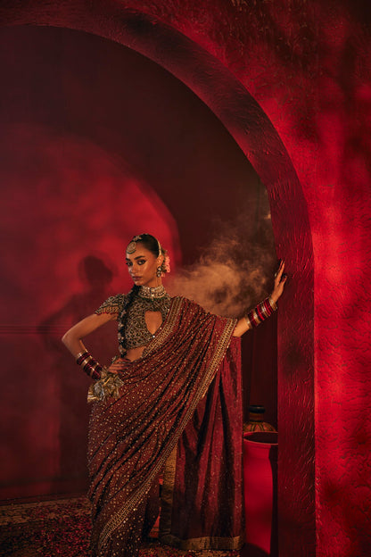 Ghera — Saree Set by Payal and Zinal