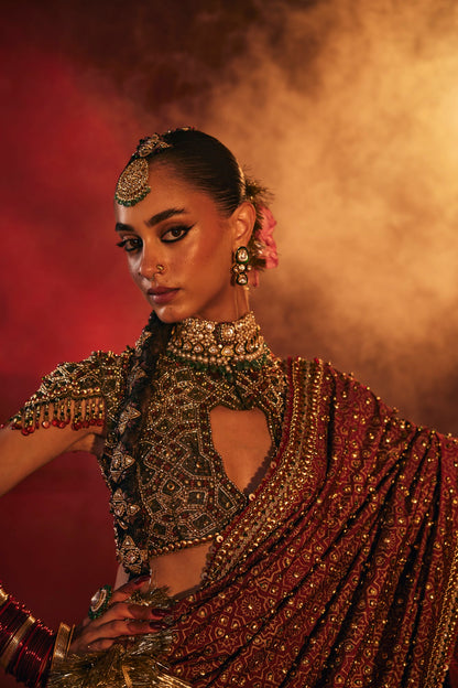 Ghera — Saree Set by Payal and Zinal