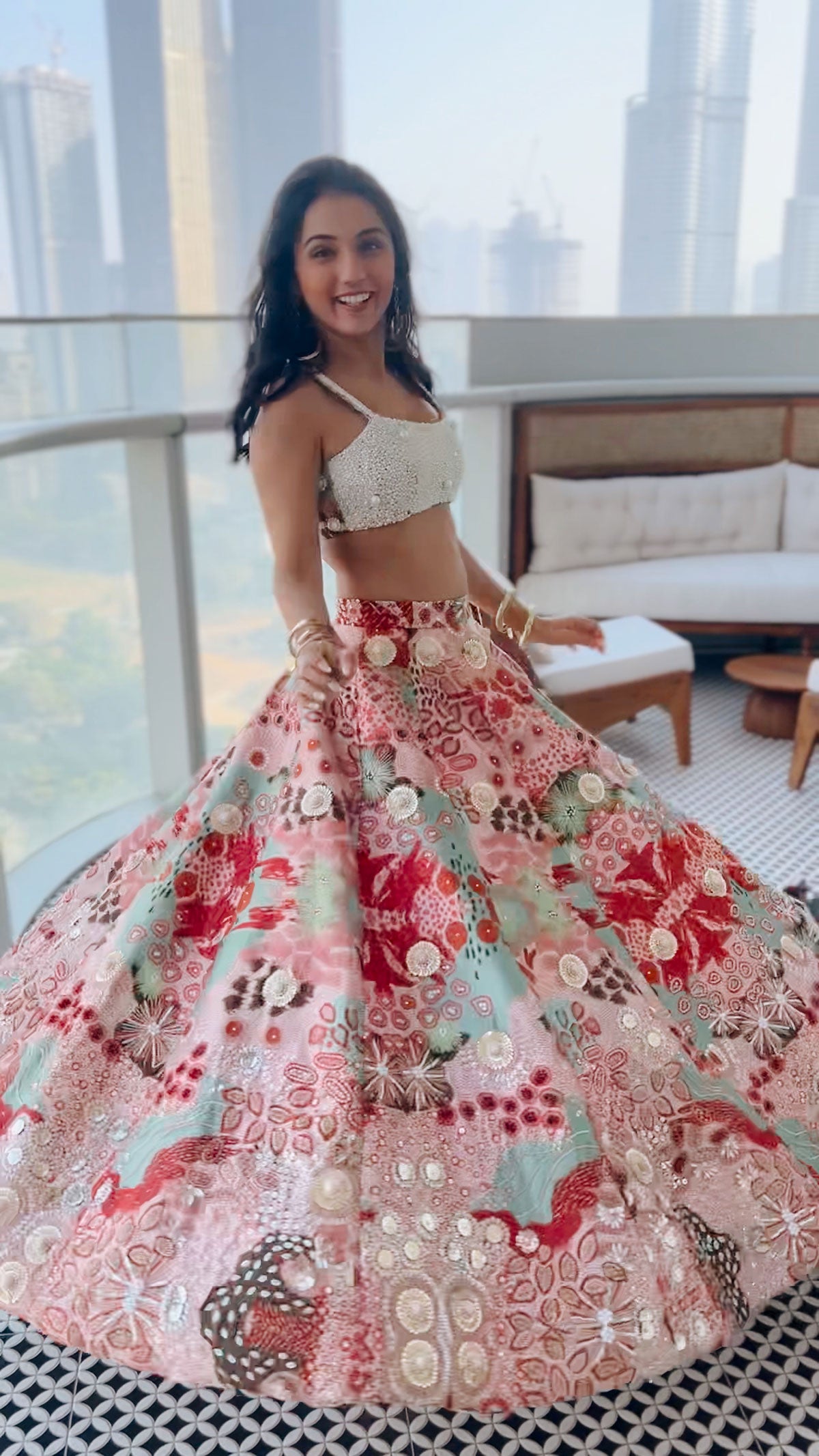 Masoom minawala In .Masoom Skirt