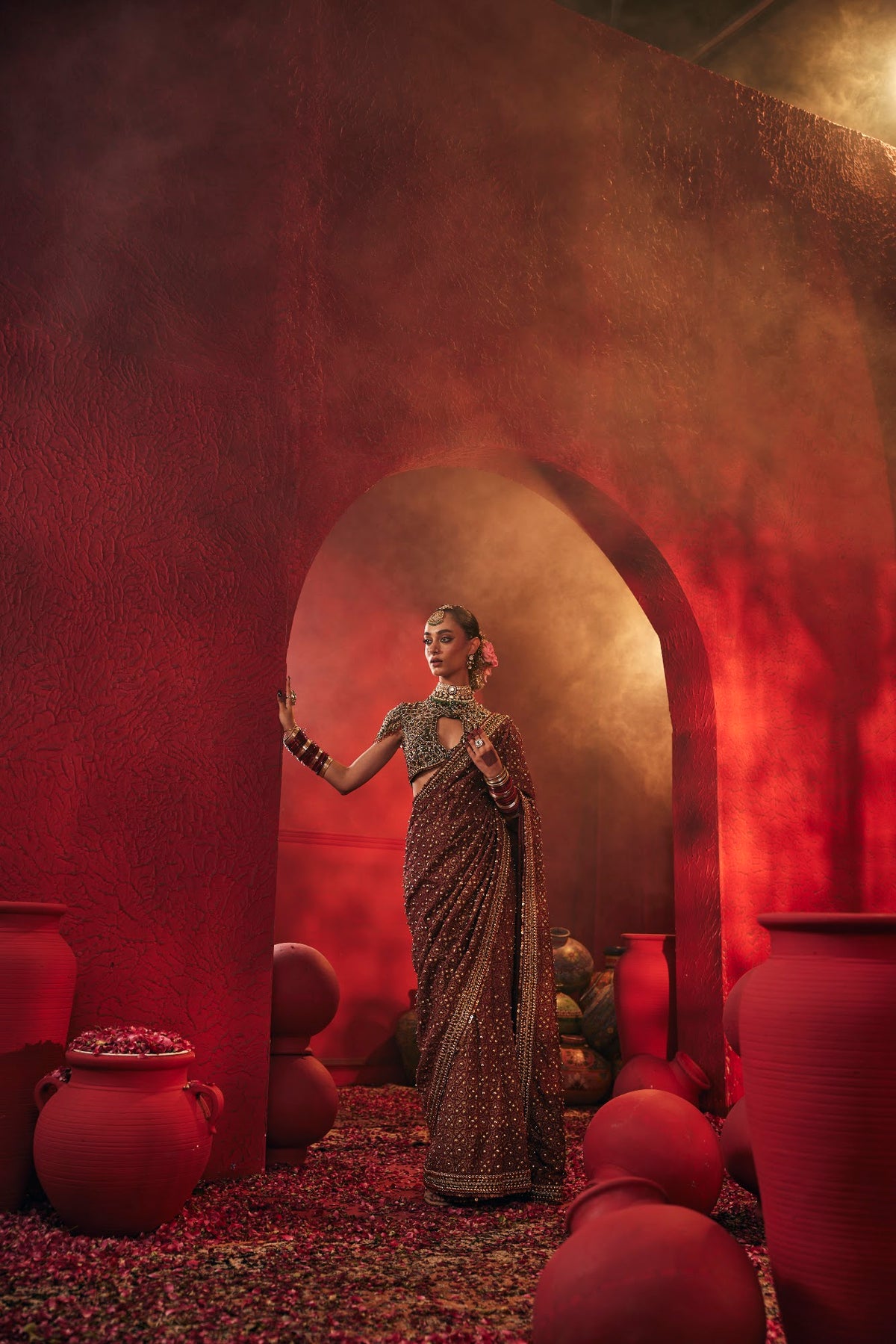 Ghera — Saree Set by Payal and Zinal