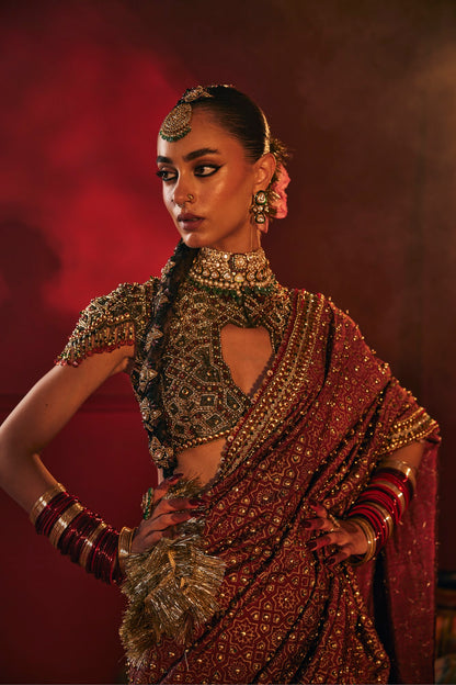 Ghera — Saree Set by Payal and Zinal