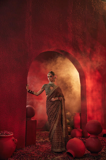Ghera — Saree Set by Payal and Zinal