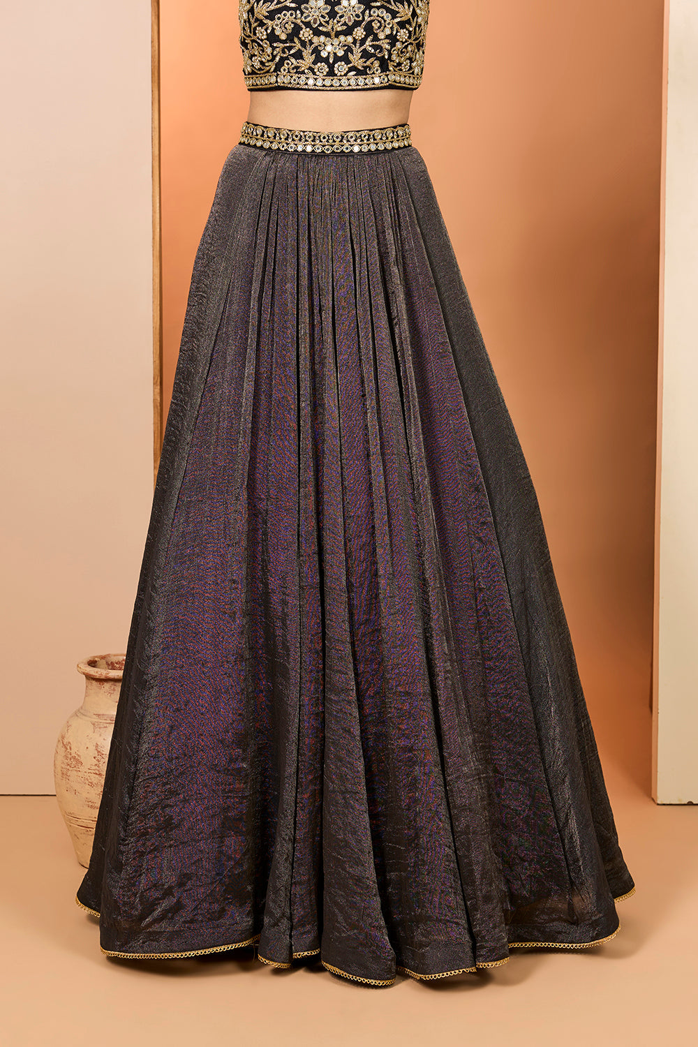 Black Lehenga Set