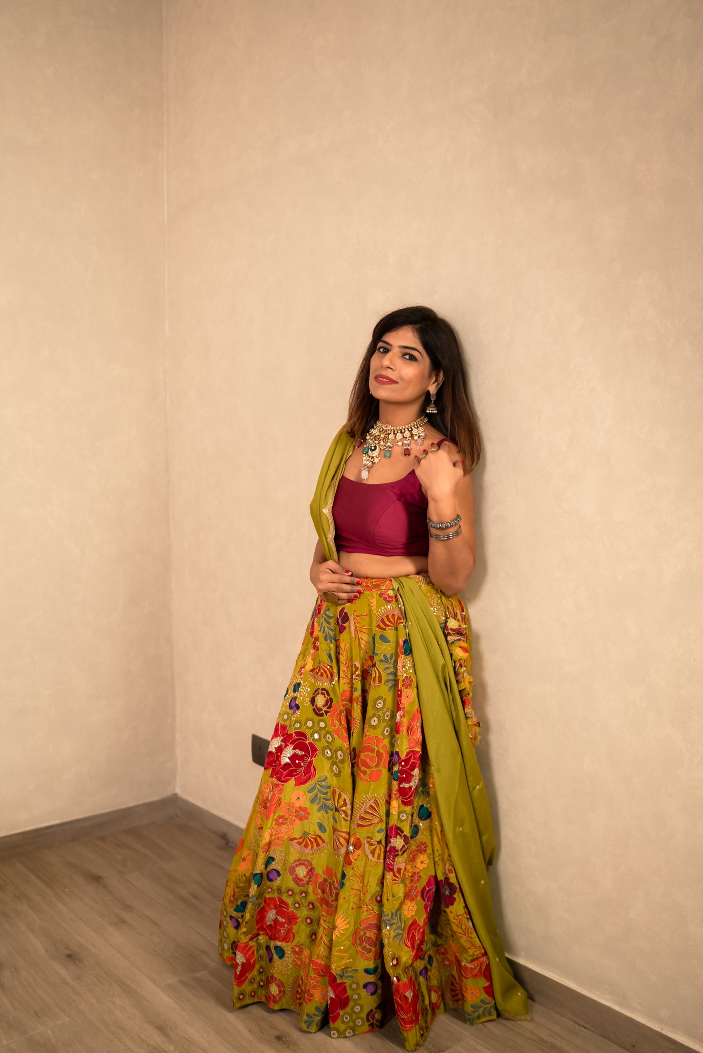 Vibrant Floral Chaniya Choli