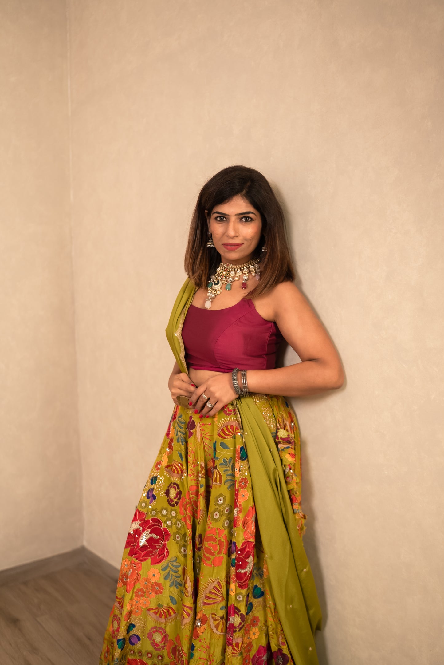 Vibrant Floral Chaniya Choli