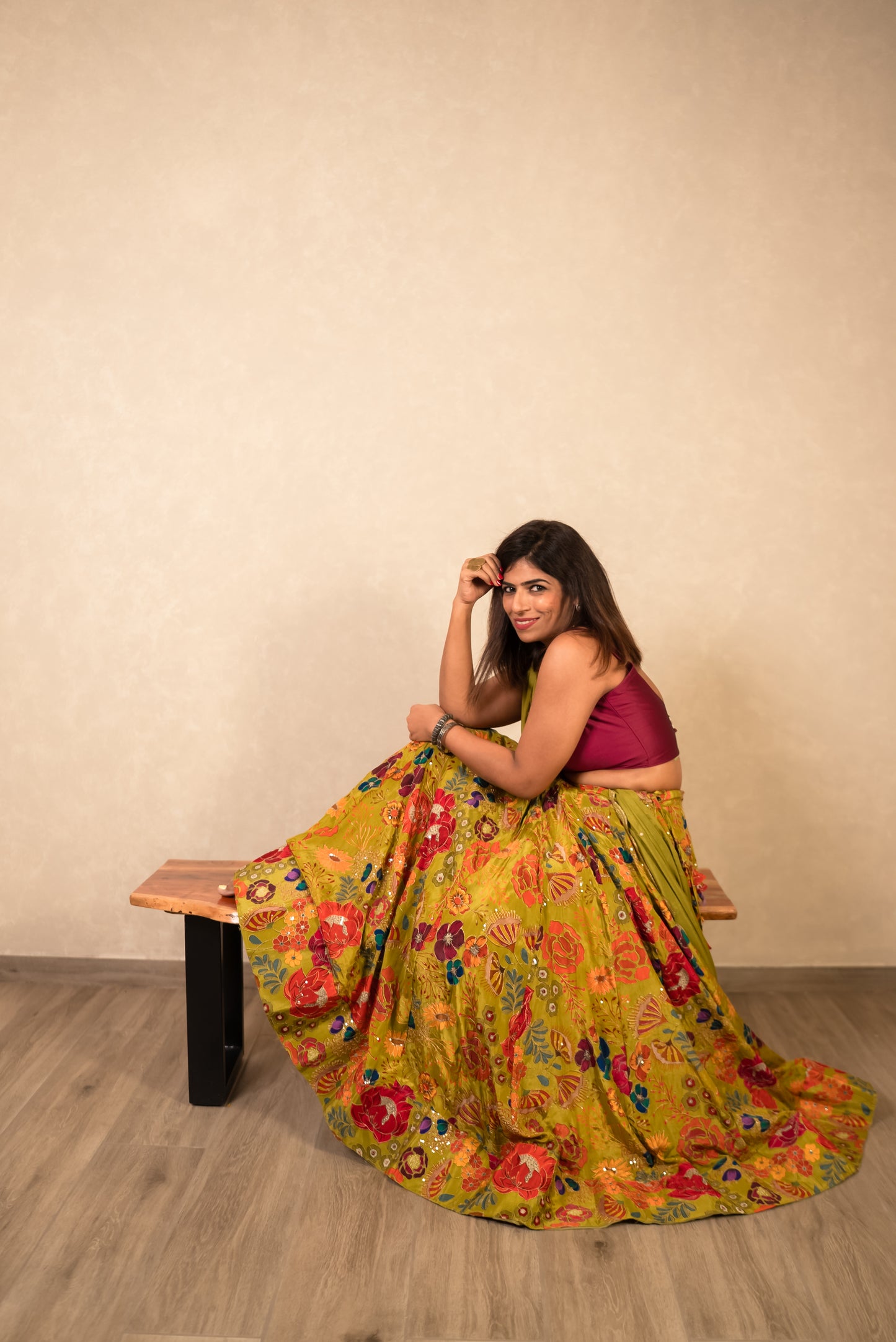 Vibrant Floral Chaniya Choli