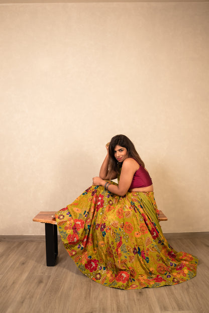 Vibrant Floral Chaniya Choli