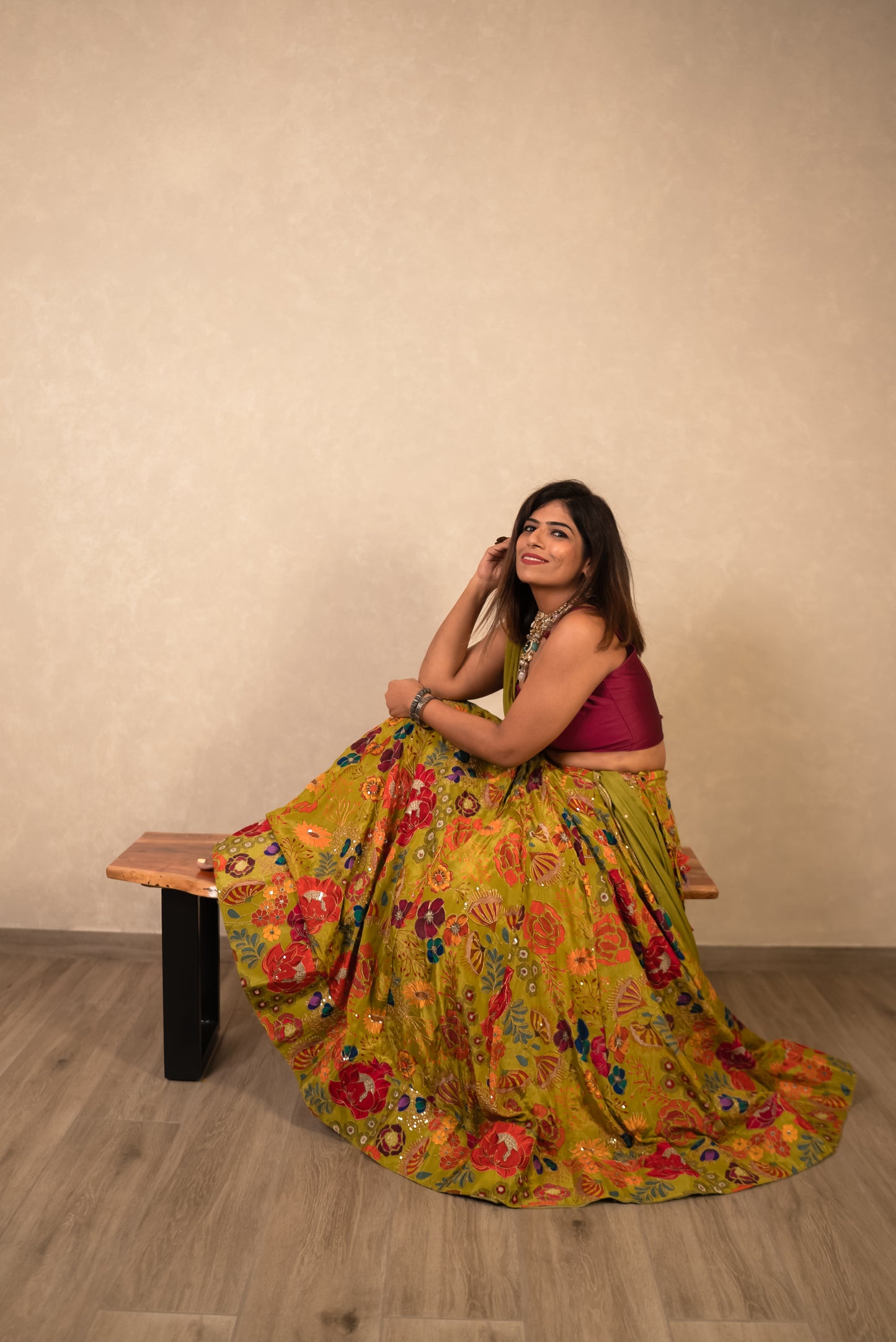 Vibrant Floral Chaniya Choli