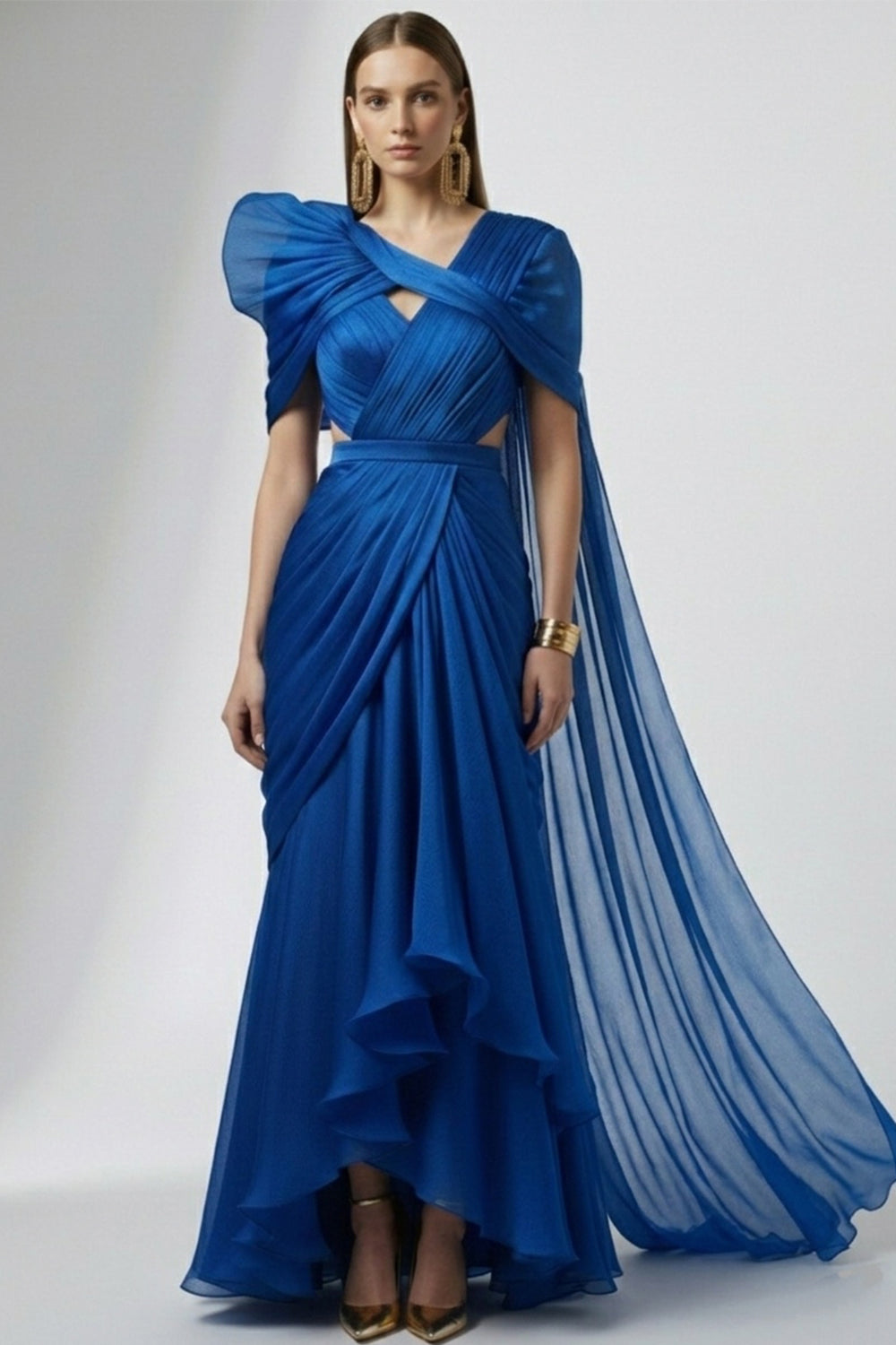Sapphire Queen Gown