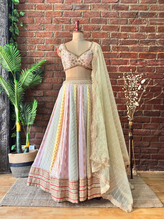 Multipanel Sharmily lehenga set