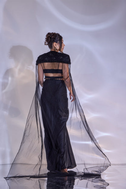 Jeevon Skirt and Cape Set