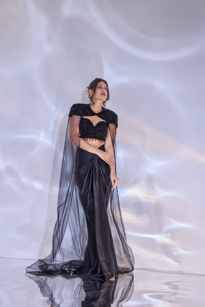 Jeevon Skirt and Cape Set