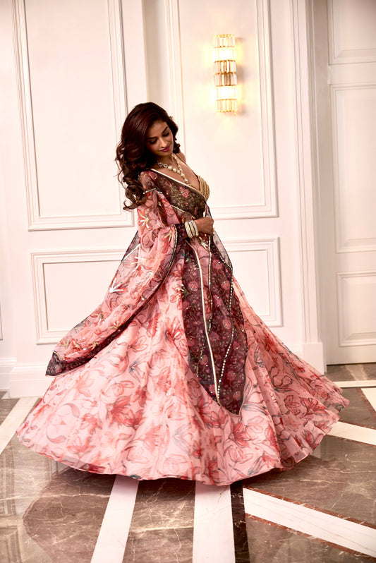 Kusha Lehenga Set
