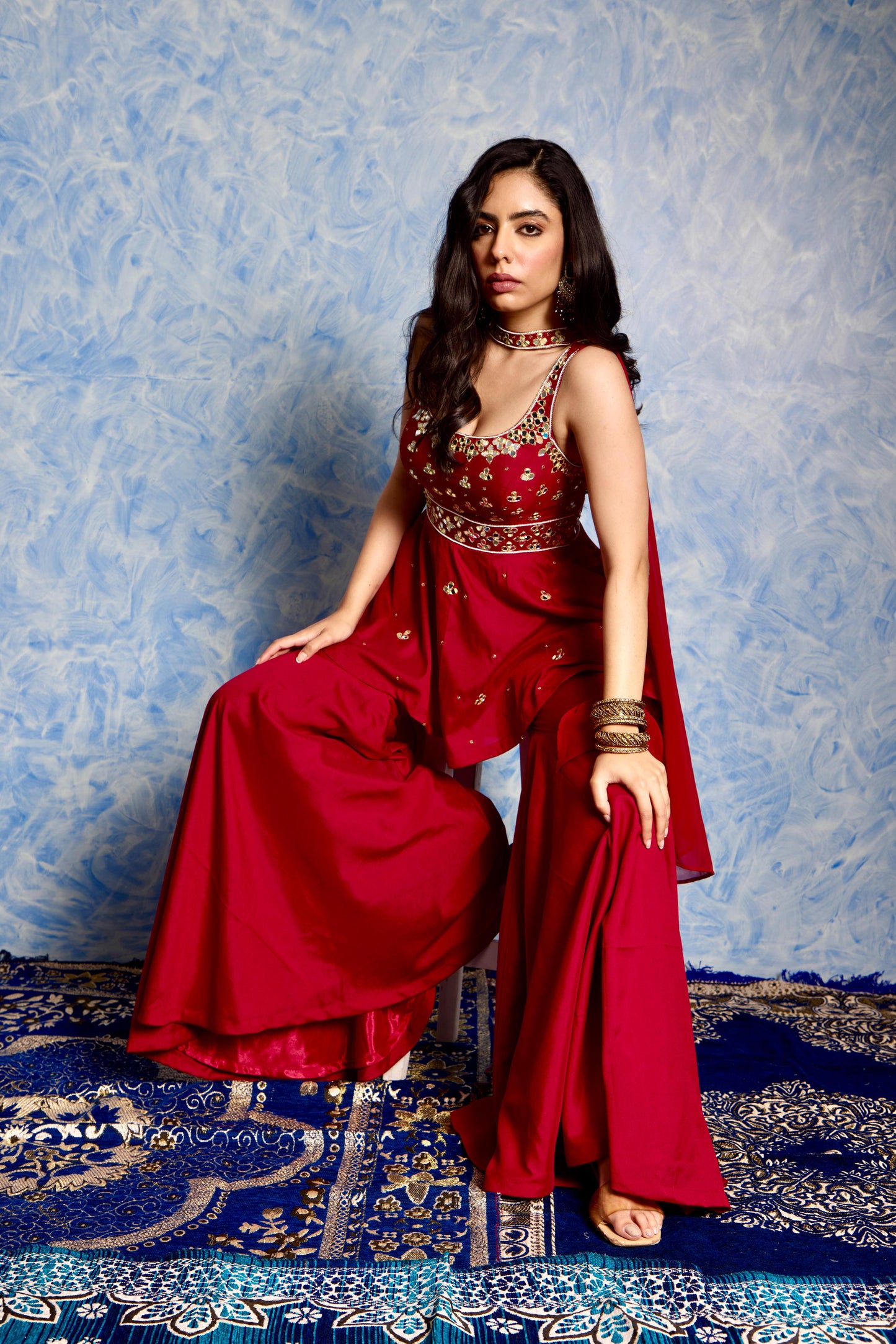 Aaisha Sharara Set
