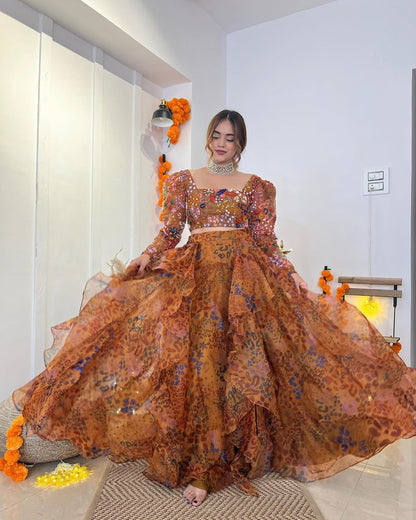 Pooja Mundra In Yellow Ruffles