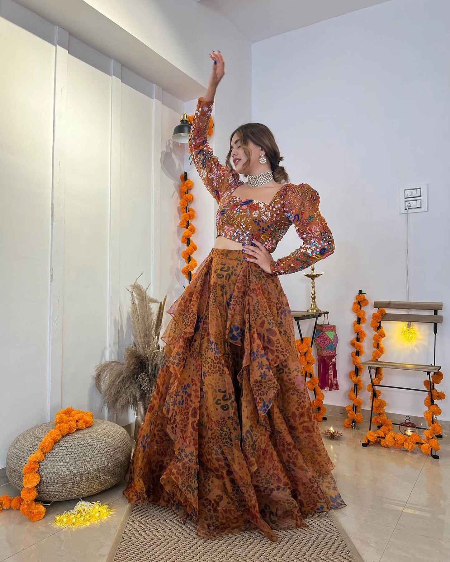 Pooja Mundra In Yellow Ruffles