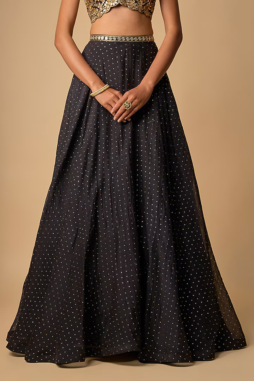 Black Lehenga Set