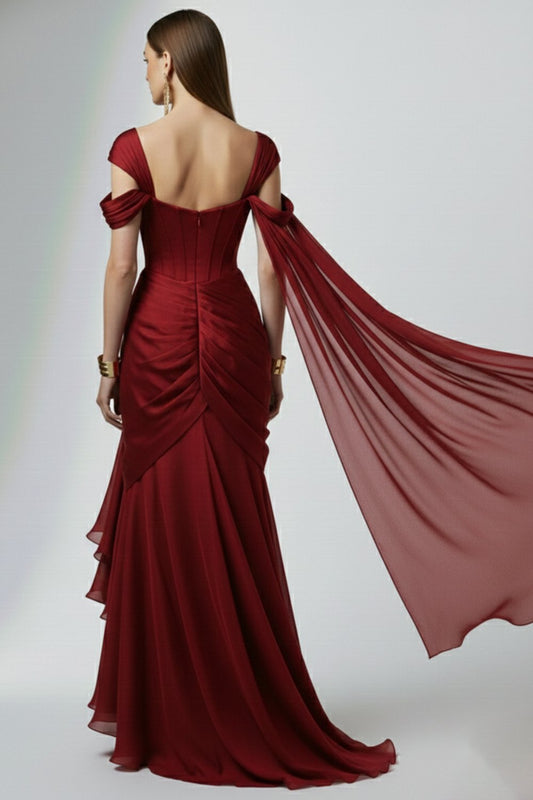 Crimson Royale Gown