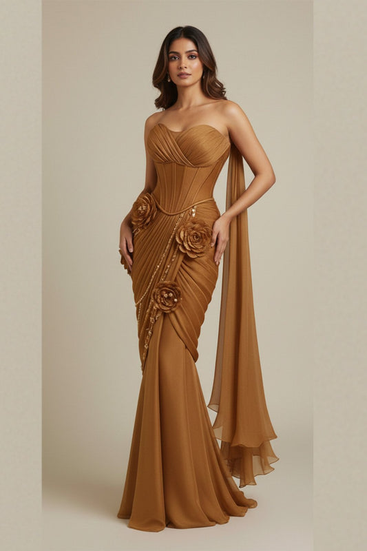 Golden Empress Corset Gown