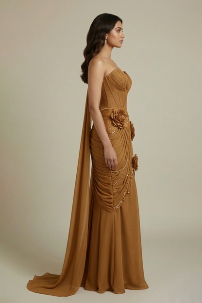 Golden Empress Corset Gown