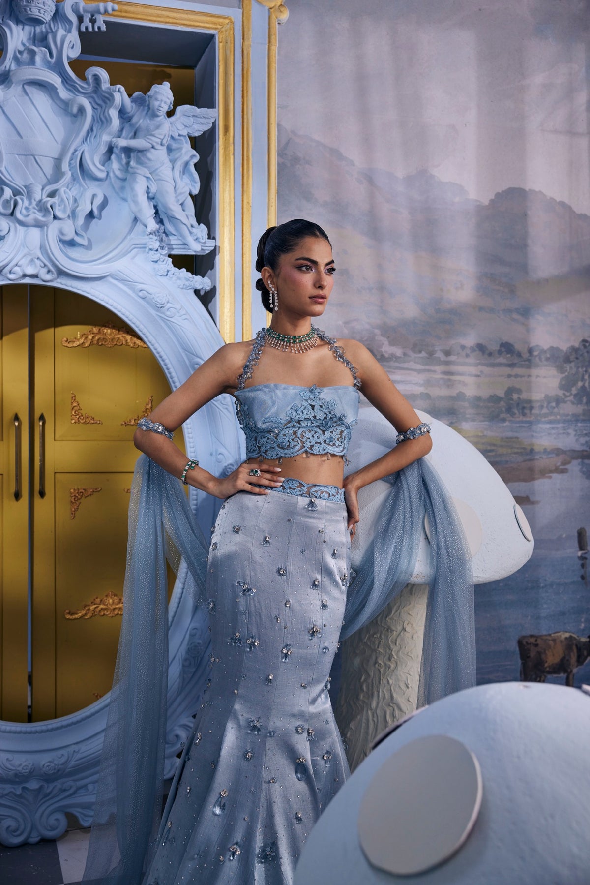 Caroline — Skirt set by Payal and Zinal