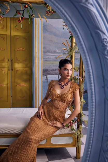 Erika — Blouse & Skirt by Payal and Zinal