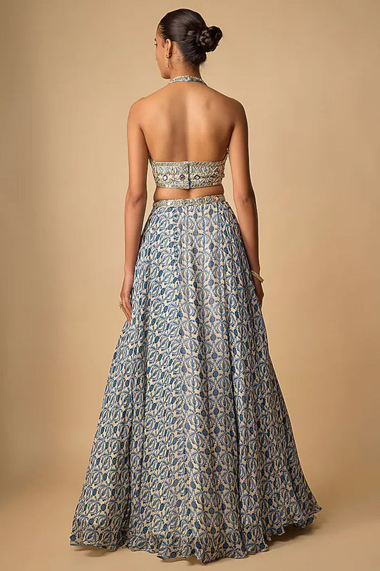 Printed Lehenga Set
