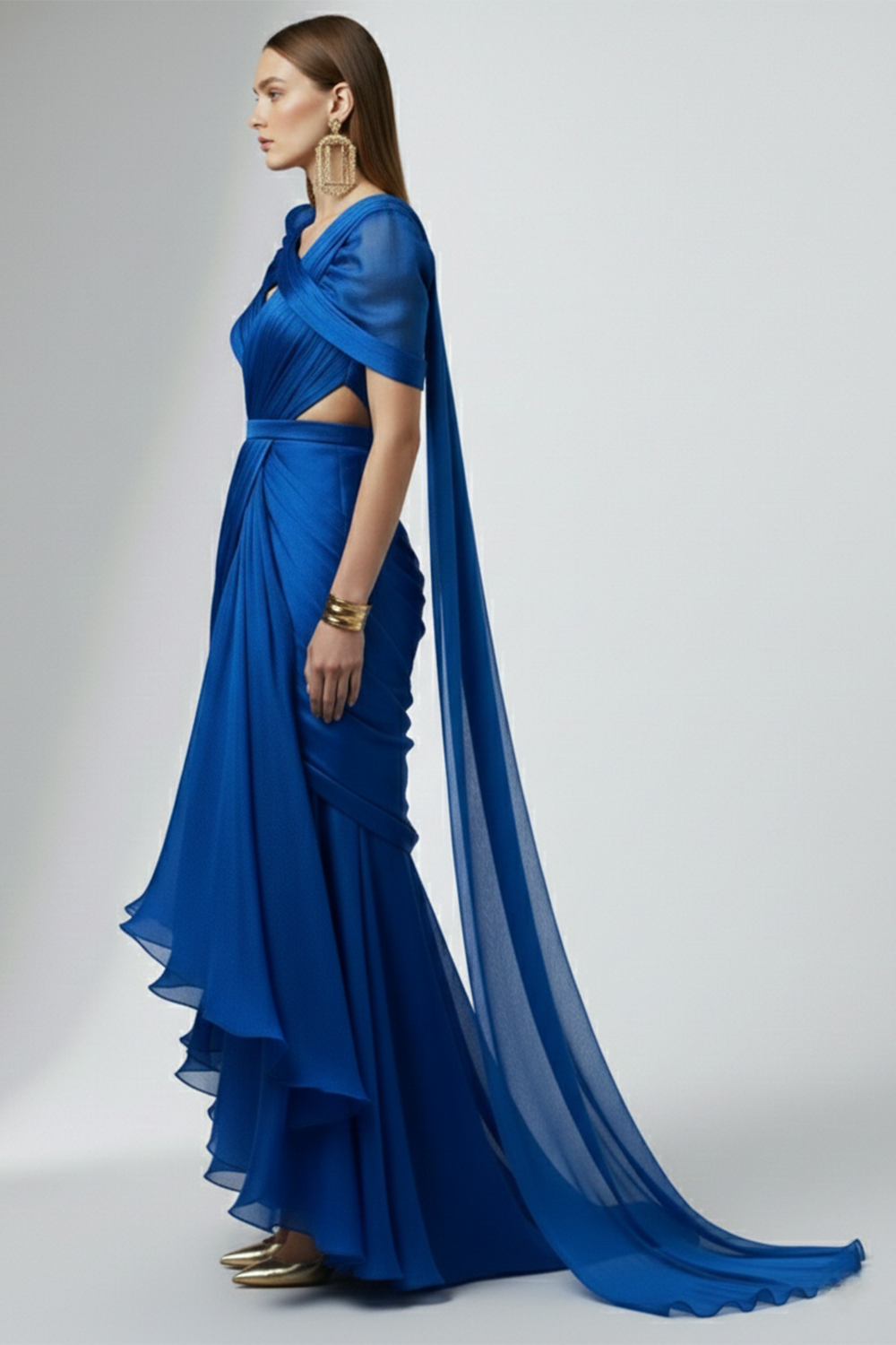 Sapphire Queen Gown