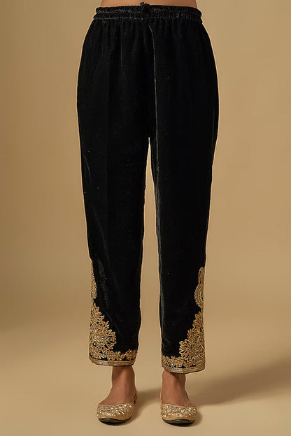 Velvet Kurta Set
