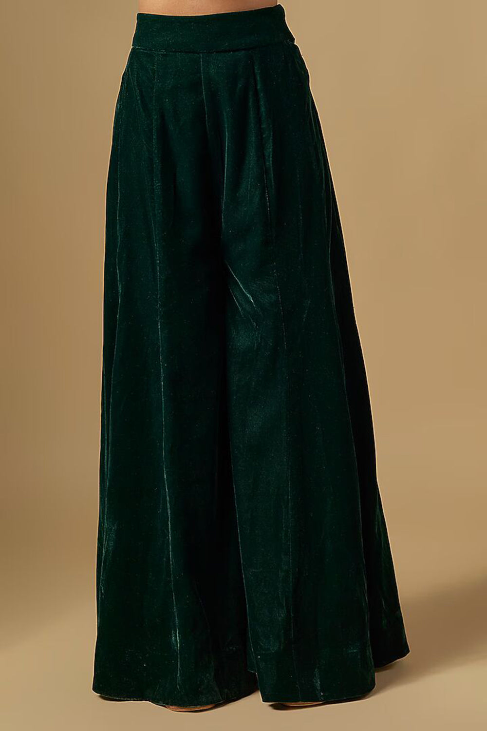 Velvet Sharara Set