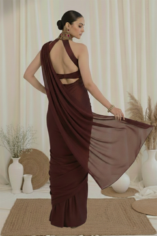 Wine Majesty Saree